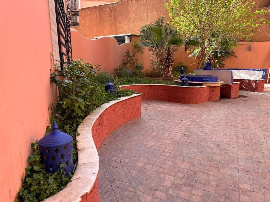 Charmant Appartement Avec Piscine 2Chambres Au Coeur De Gueliz Marrakesh Exterior photo